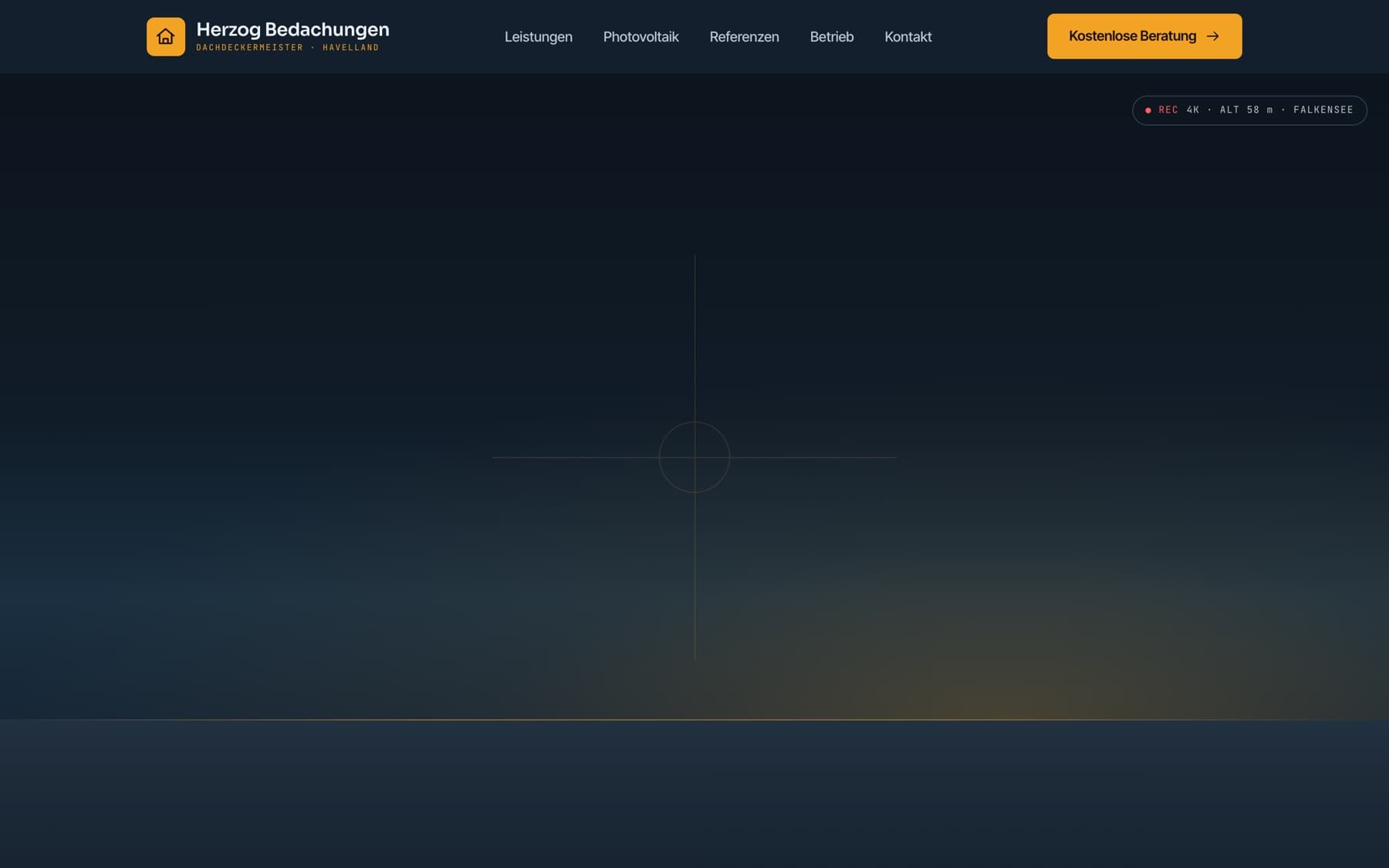 Redesign-Entwurf: Dachdecker im Havelland